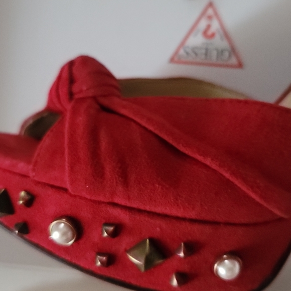 Guess Womens Kenzie2 Open Toe Ankle Strap Classic Pumps - Picture 7 of 8